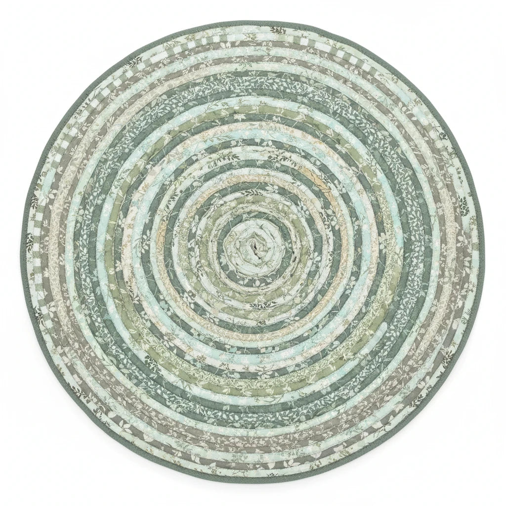 MTO Custom Round Jelly Roll rug
